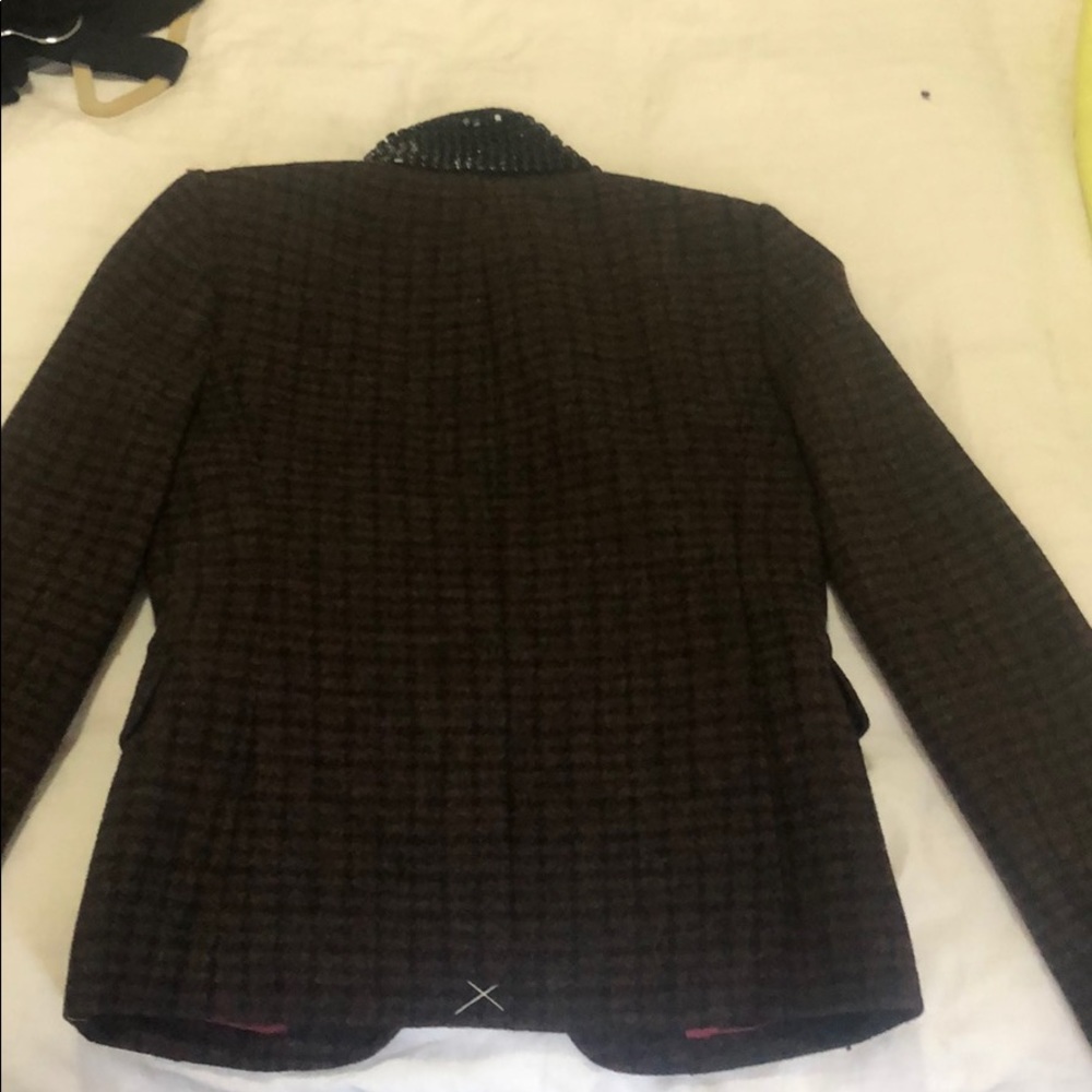 JCrew Schoolboy Blazer with jeweled collar - Picture 6 of 6